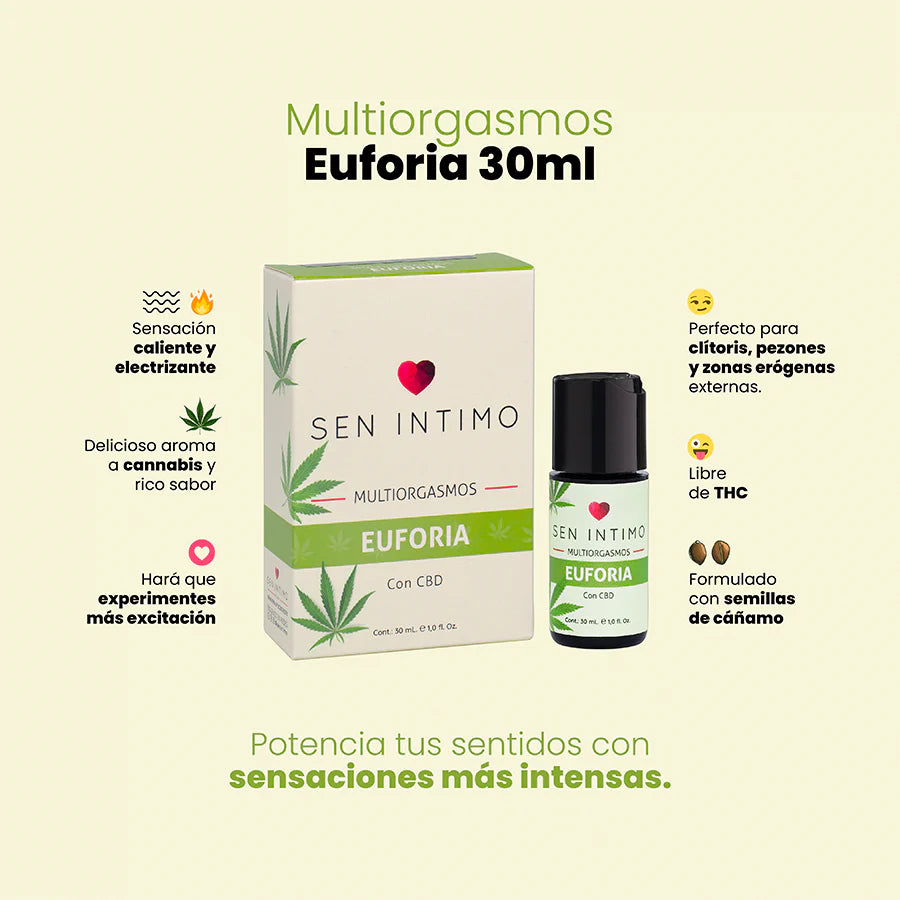 Multiorgasmos Euforia con CBD x 30 ml