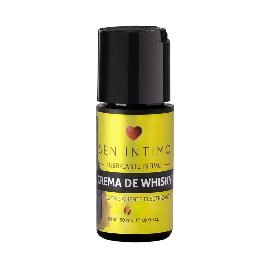 Lubricante Íntimo Crema de Whisky Sensación Caliente electrizante x 30