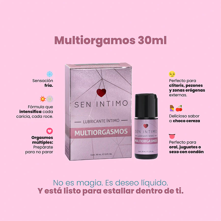 Lubricante Íntimo Multiorgasmos x 30 ml